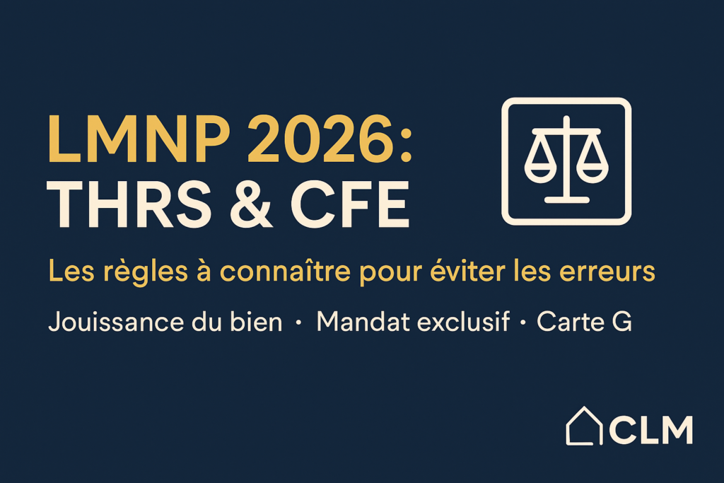 Avec les évolutions fiscales récentes, de nombreux propriétaires se demandent s’ils doivent payer : la CFE (Cotisation Foncière des Entreprises), la Taxe d’habitation sur les résidences secondaires (THRS), ou parfois même les deux.