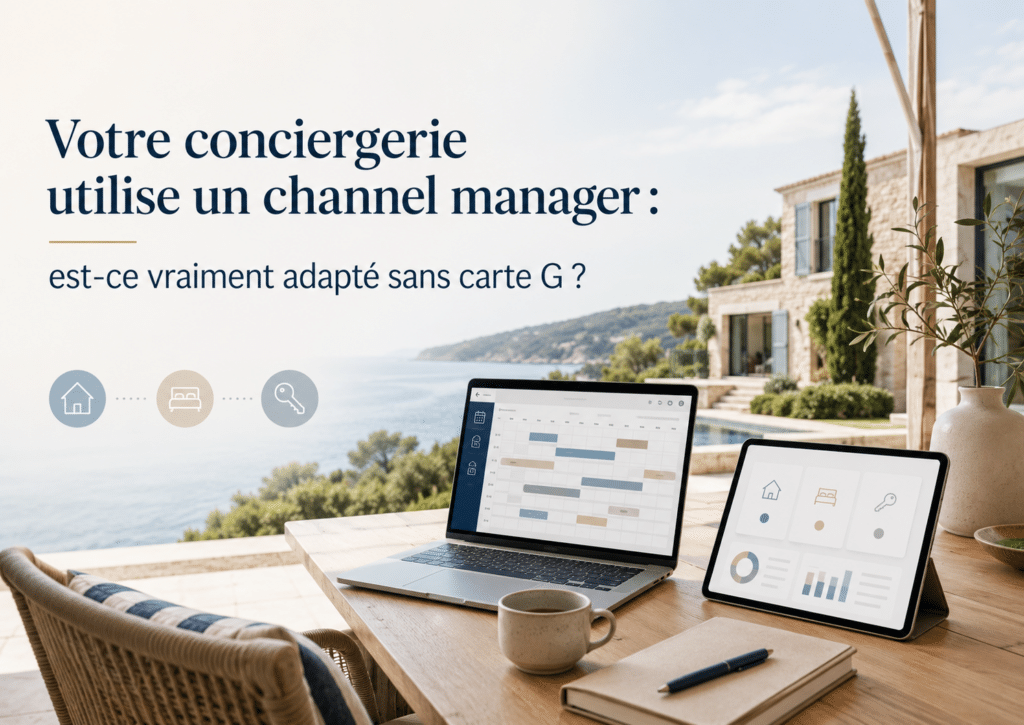 Votre conciergerie utilise un channel manager : est-ce vraiment adapté sans carte G ?
