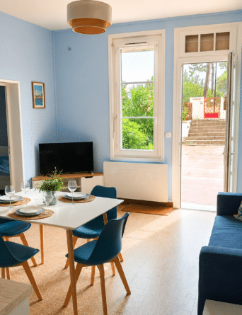 Location Appartement 6 pers à 50 m plage Vergnes + parking