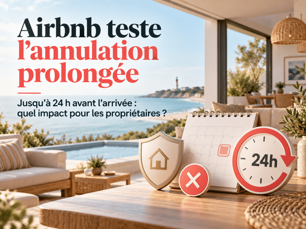 Airbnb teste l’annulation prolongée : comment ça marche et quel impact pour les propriétaires ?